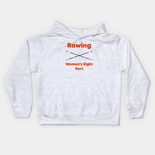 Rowing Kids Hoodie by Obstinate and Literate